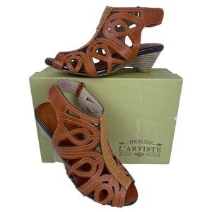 Spring Step L'Artiste Women's Flourish  Sandal Size EU 38 US 7.5-8